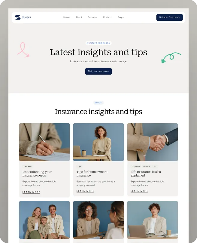 Entrepreneur working from a laptop